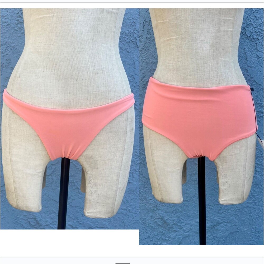NWT Rocha Bikini Bottom Set Hipster and Brief Coral Womens Small